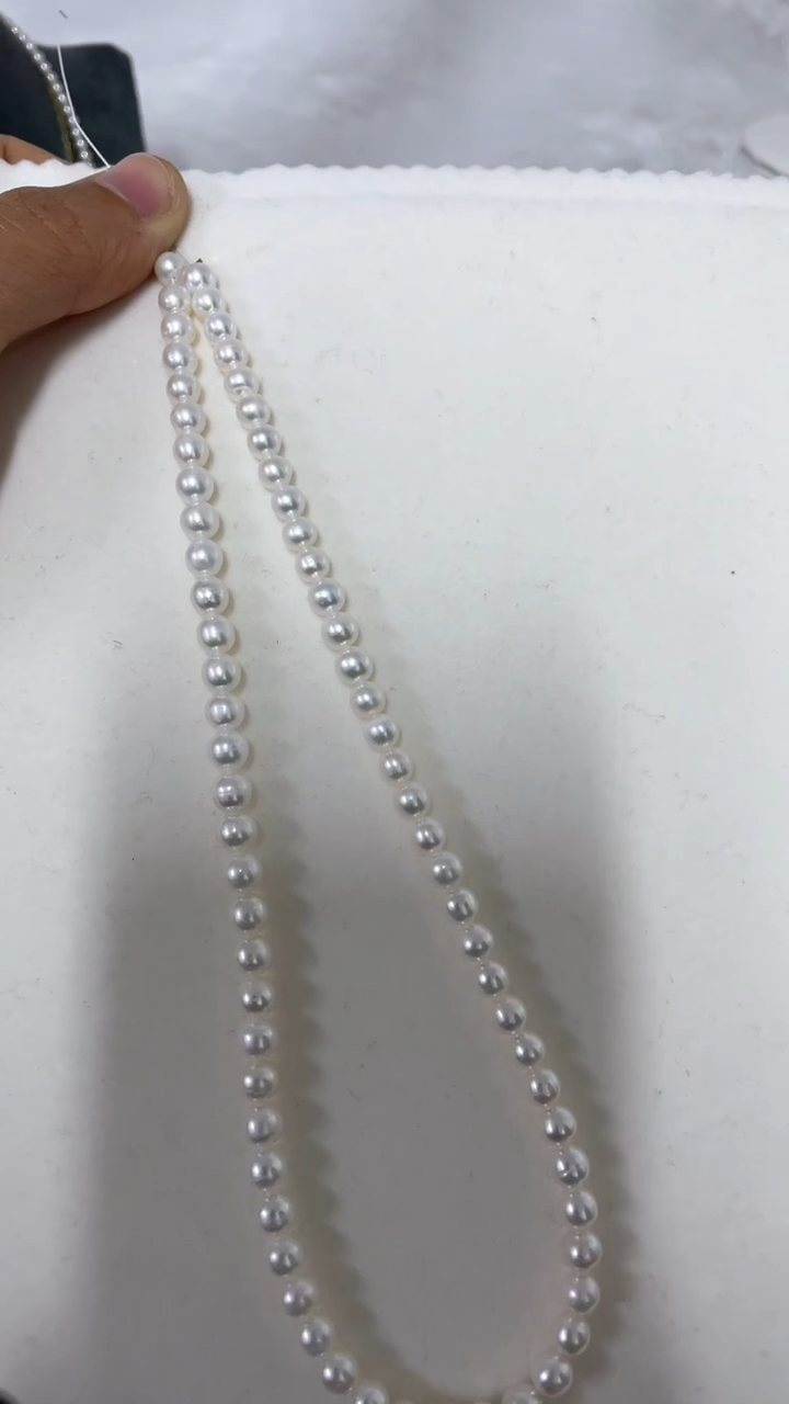 【闪购商品】淡水珍珠颈饰银S925镶嵌5.5-6.5