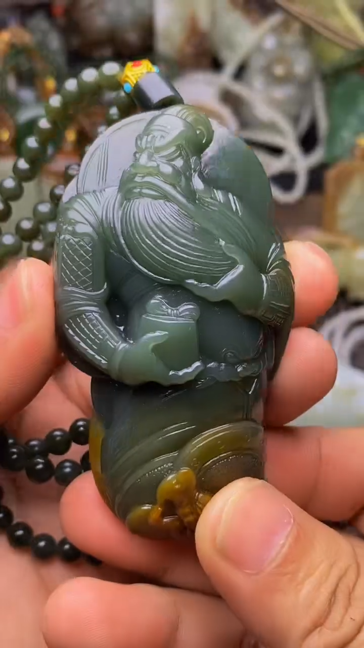 未镶嵌和田玉挂件心***觉1