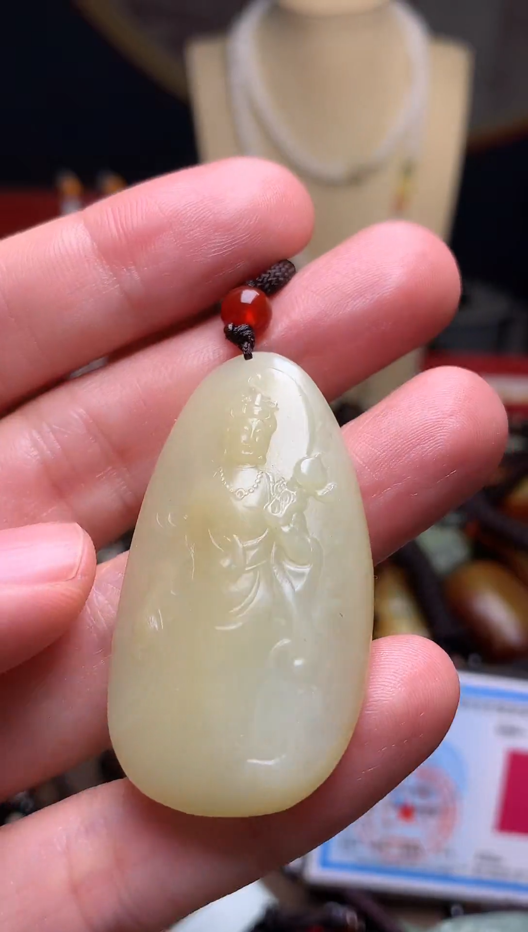 颈饰未镶嵌和田玉新疆料青海料清水和田玉吊坠