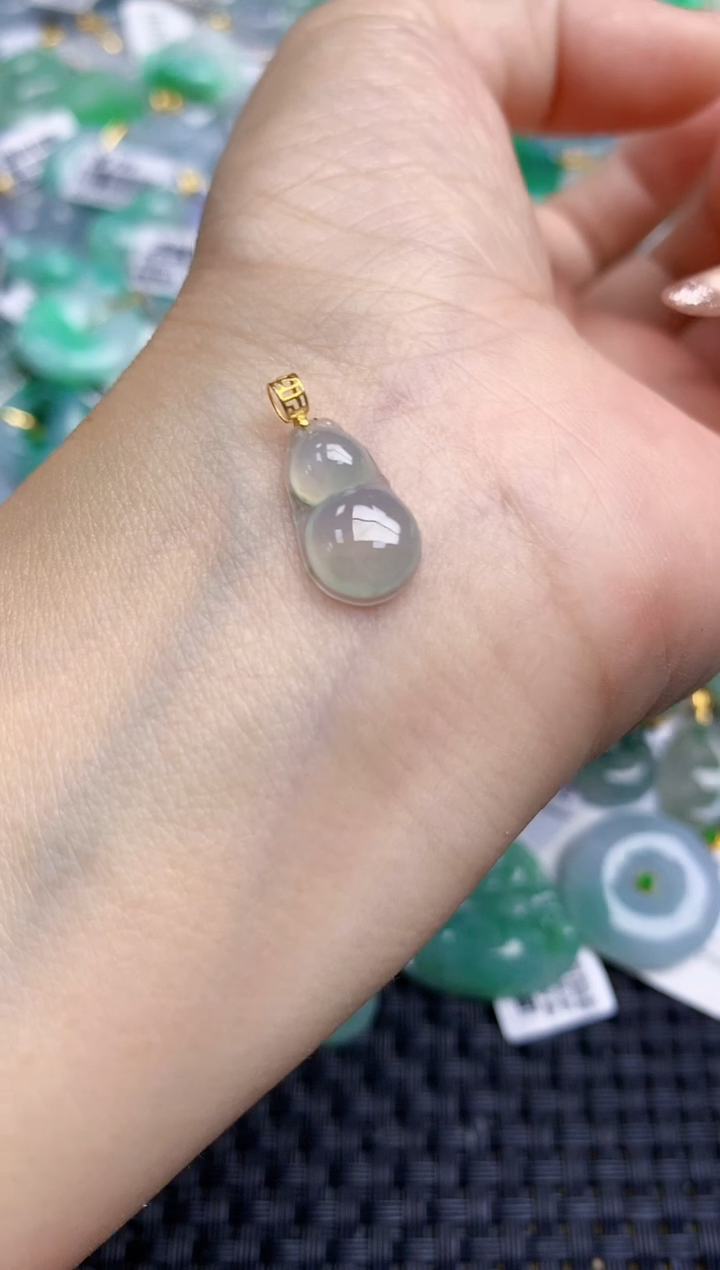 颈饰未镶嵌翡翠天然缅甸A货翡翠百元以上9元证书费自理