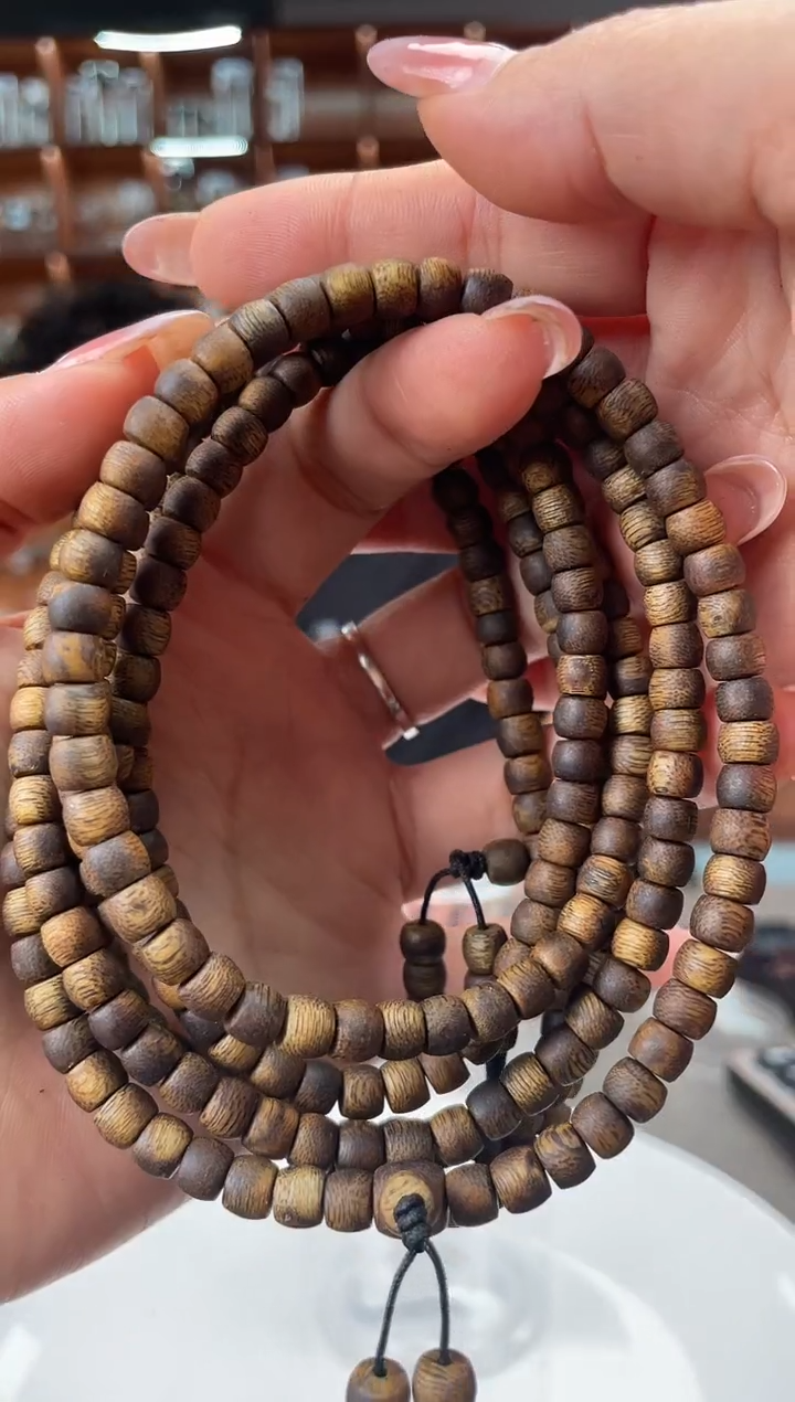 【闪购商品】沉香手串28号老料国香绿奇楠多样性发一条