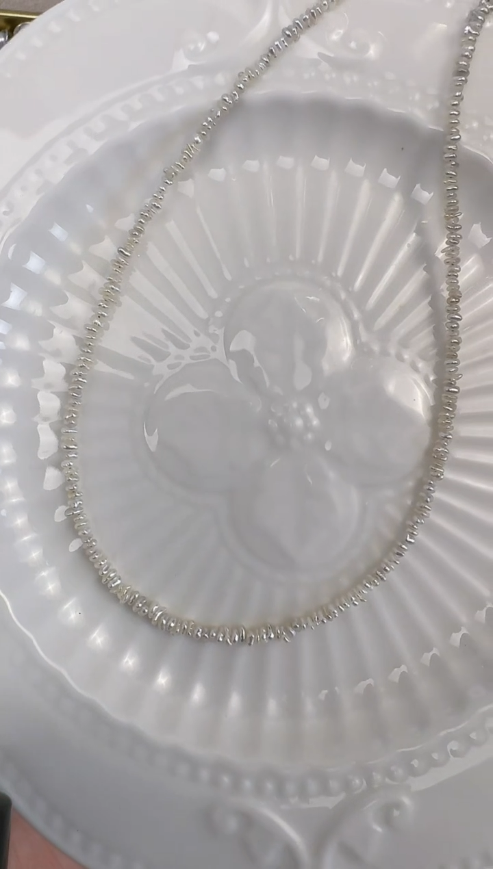 颈饰银S925镶嵌海水珍珠澳白 01 