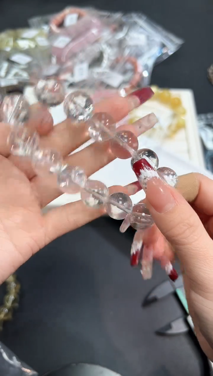 【闪购商品】水晶手串未镶嵌77g多样性发其一/1条默认微瑕