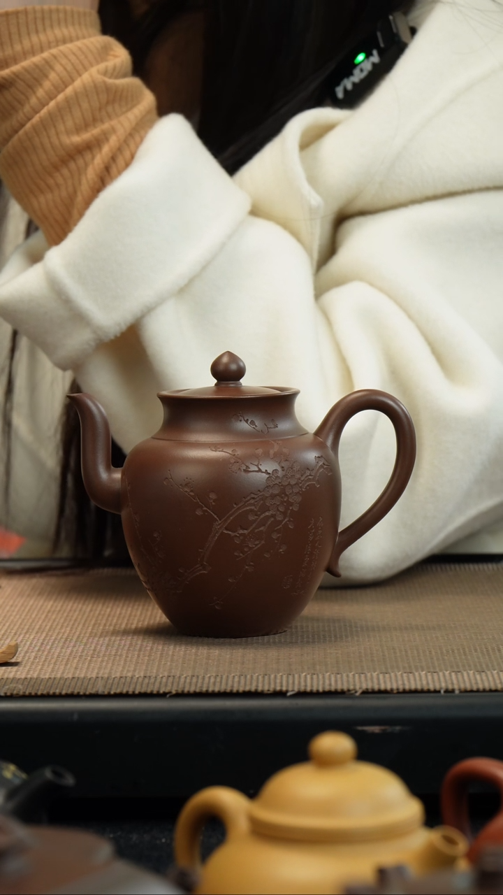 【闪购商品】紫砂茶壶老紫泥风舞