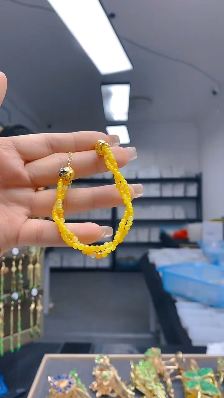 【闪购商品】翡翠耳饰合金198翡翠手链