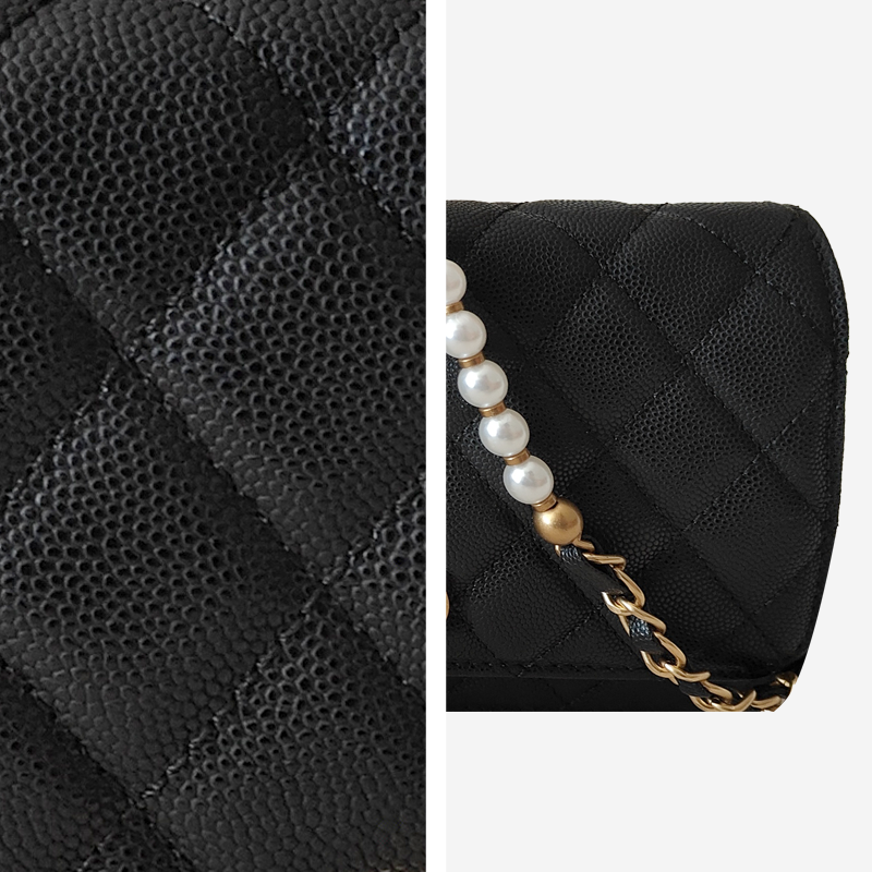 MIHAI/ [菱格C-WOC发米战斗机] 轻奢牛皮女士翻盖包