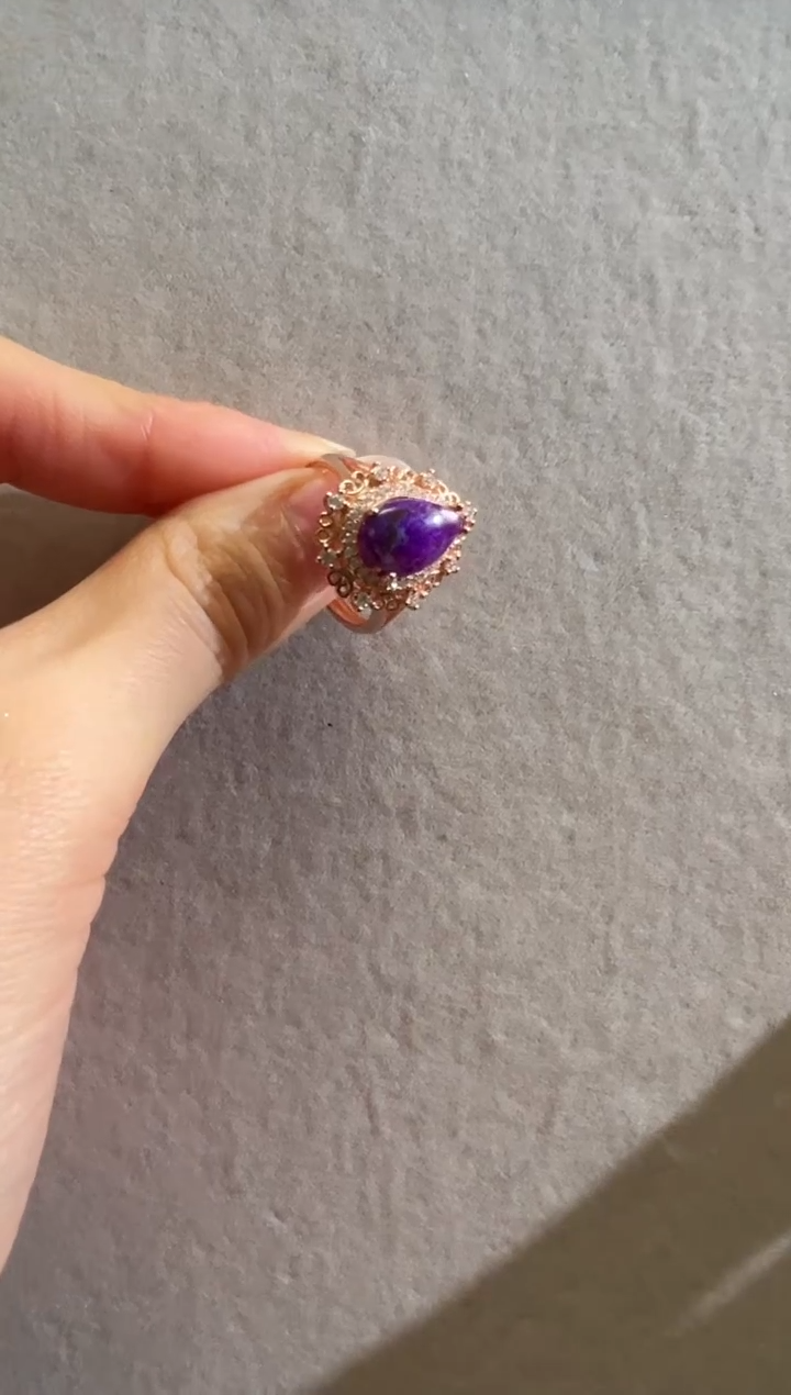 【闪购商品】苏纪石（舒俱来）戒指未镶嵌舒俱来戒指