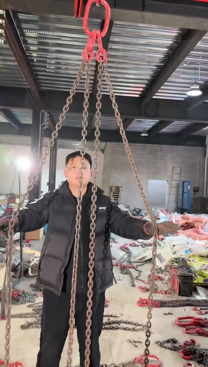 索具8吨2米四腿羊角吊钩索具一套（不退不换）