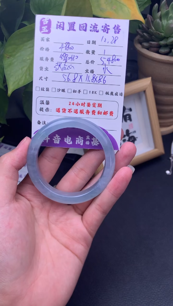 未镶嵌手镯翡翠手镯