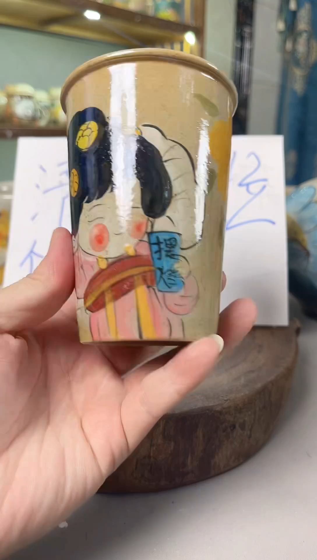 【闪购商品】瓷片景德镇手绘高温釉下彩