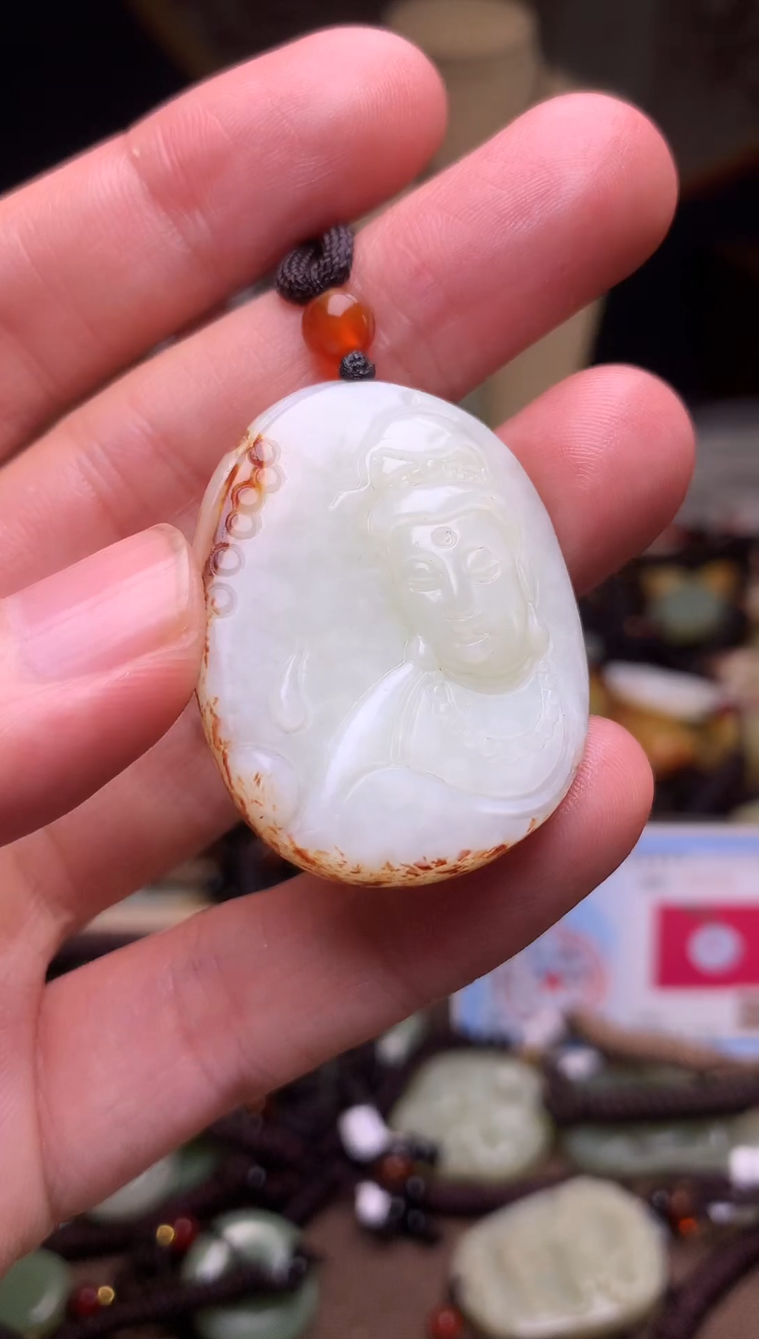 颈饰未镶嵌和田玉新疆料青海料清水和田玉吊坠