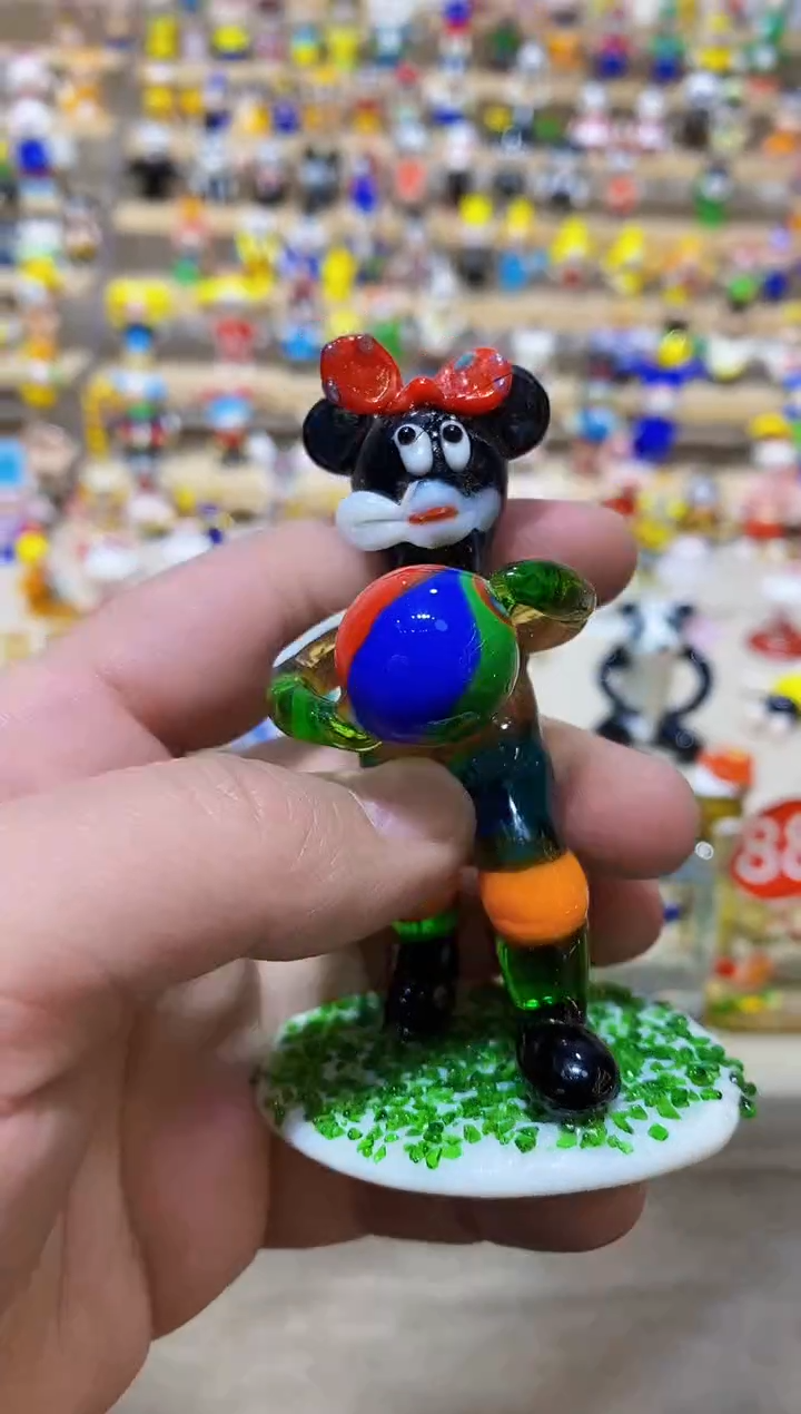 【闪购商品】琉璃手工艺品微瑕熊