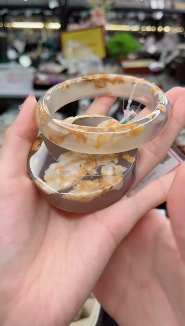 【闪购商品】石英质玉手镯未镶嵌65圈口（赠品镯心）6448379