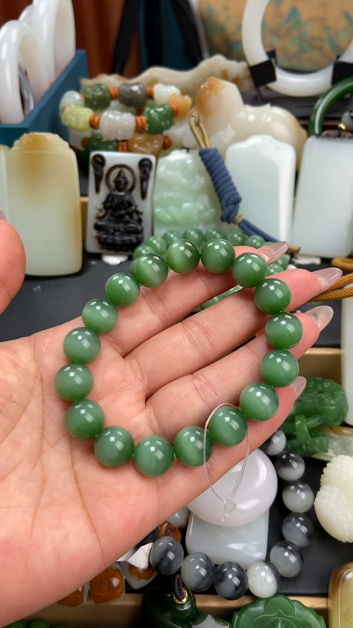 未镶嵌手串和田玉手串