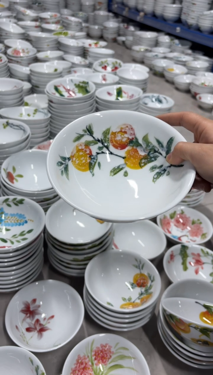 景德镇高温陶瓷食品级手绘釉中彩-壮壮碗