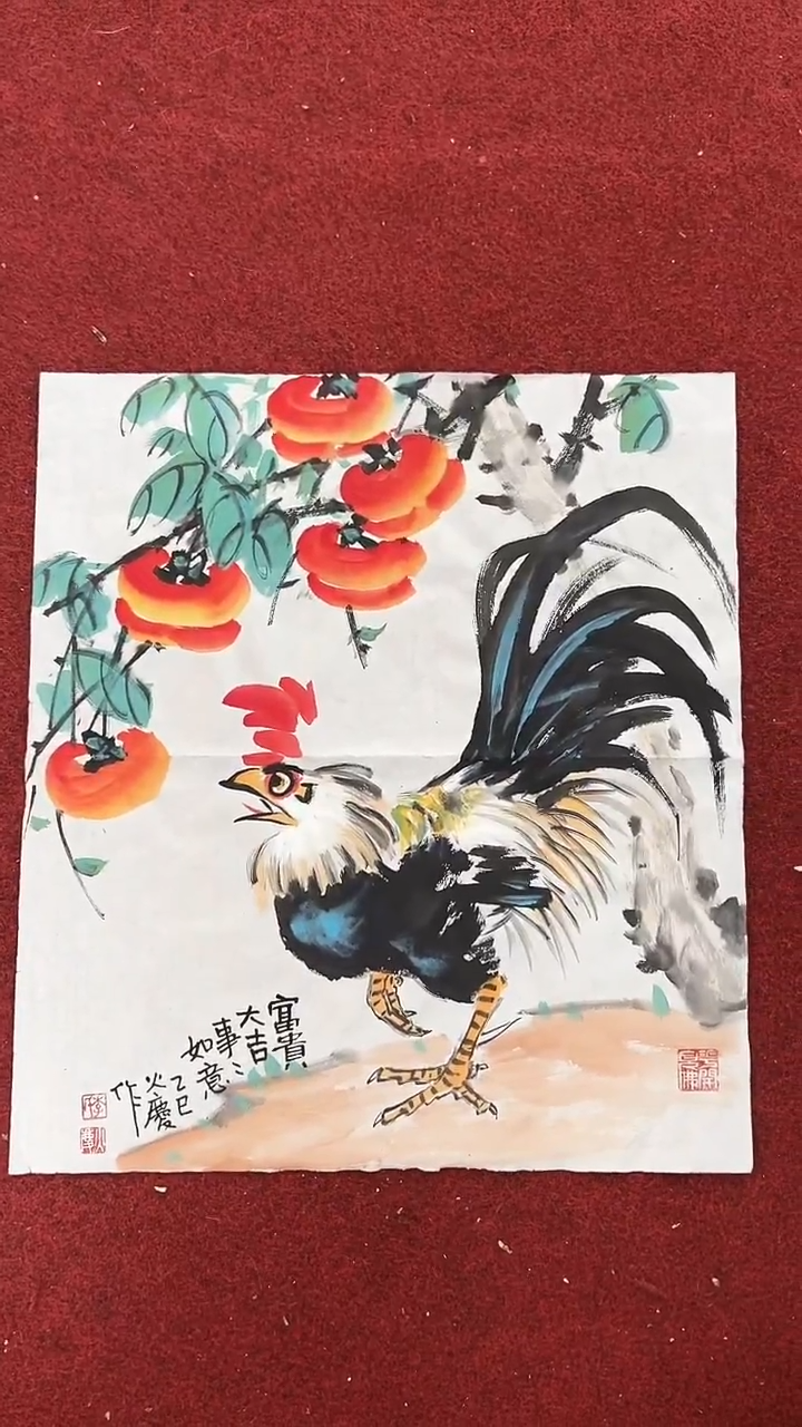 国画李火庆/国画/花鸟