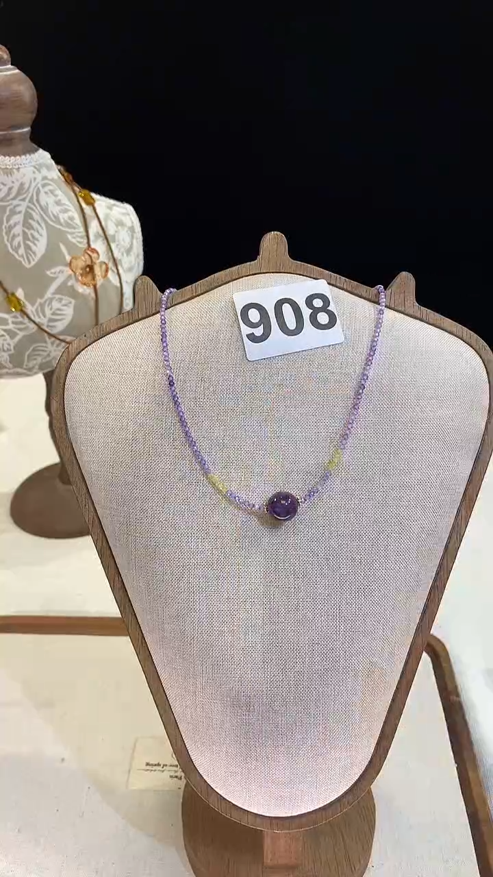 项链钛钢淡水珍珠908