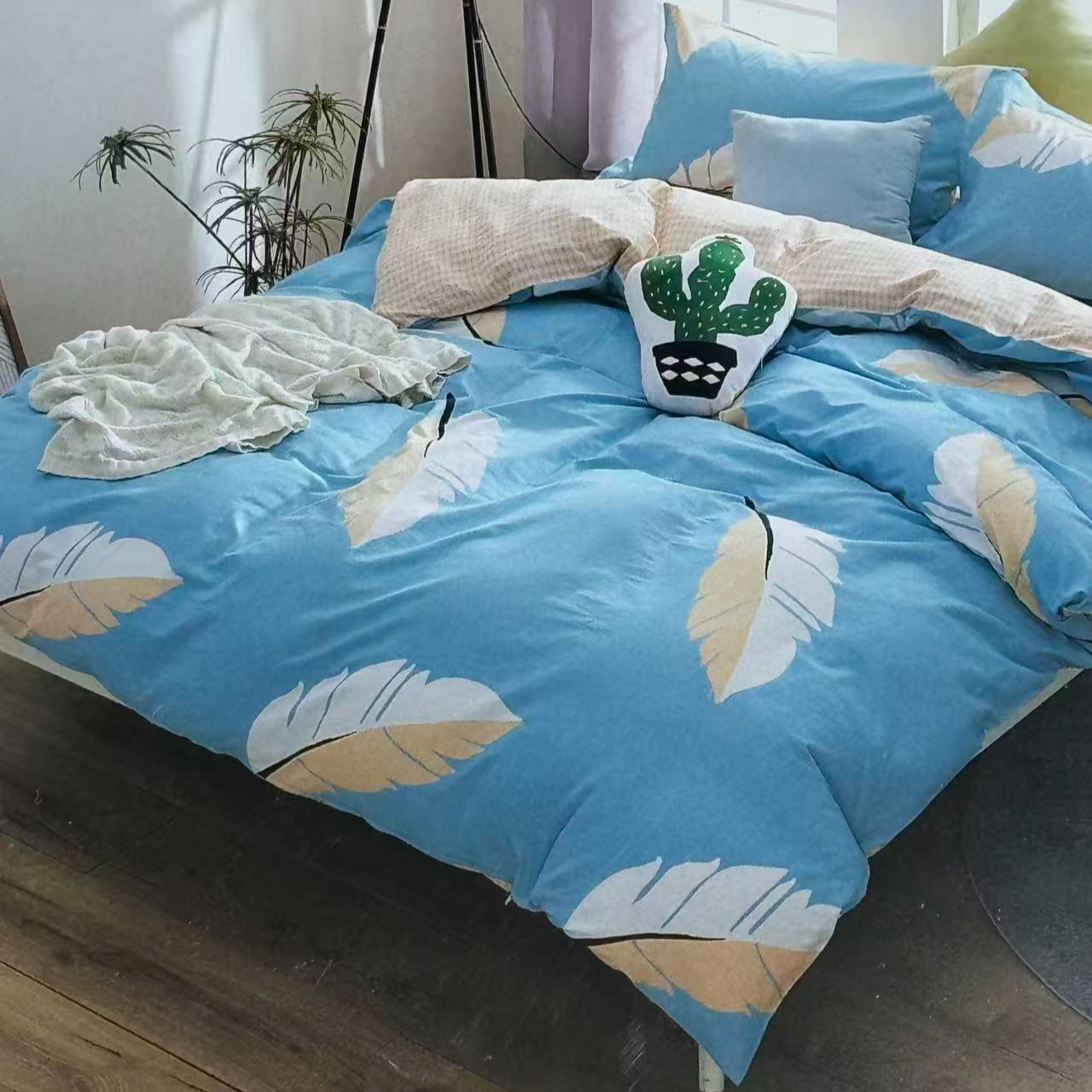 【双旦礼遇季】全棉印花四件套-摇曳纷飞