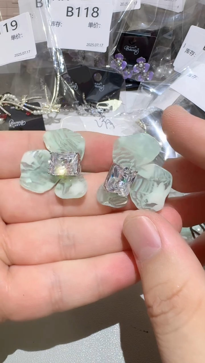 铜合金合成立方氧化锆925银B109