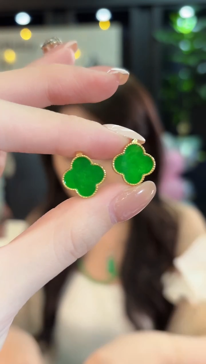 未镶嵌翡翠耳饰缅甸A货/多样性发货/一件