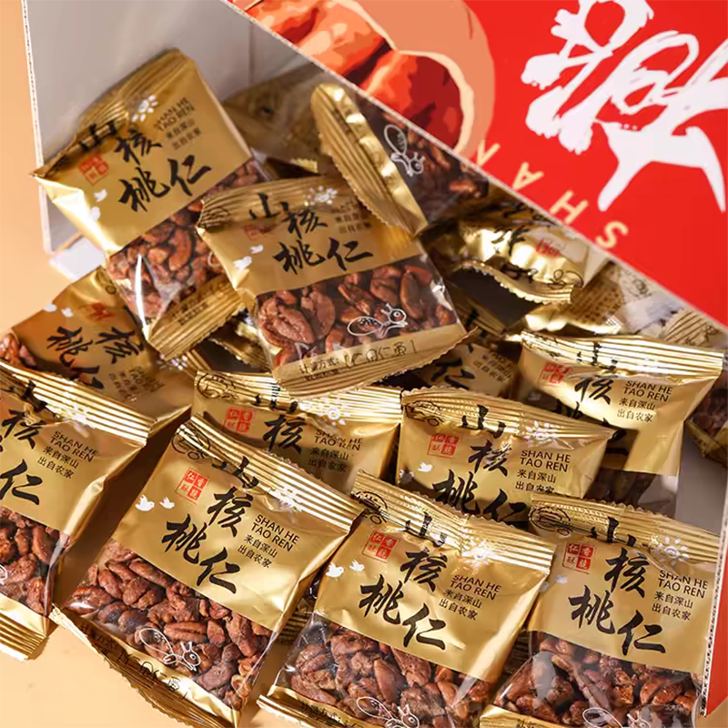 新货临安山核桃仁小核桃仁独立小包装原香味奶油味椒盐味坚果零食