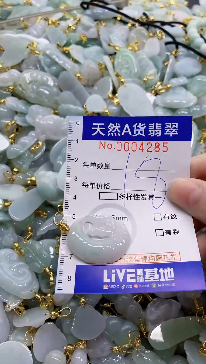 颈饰未镶嵌翡翠天然A货翡翠