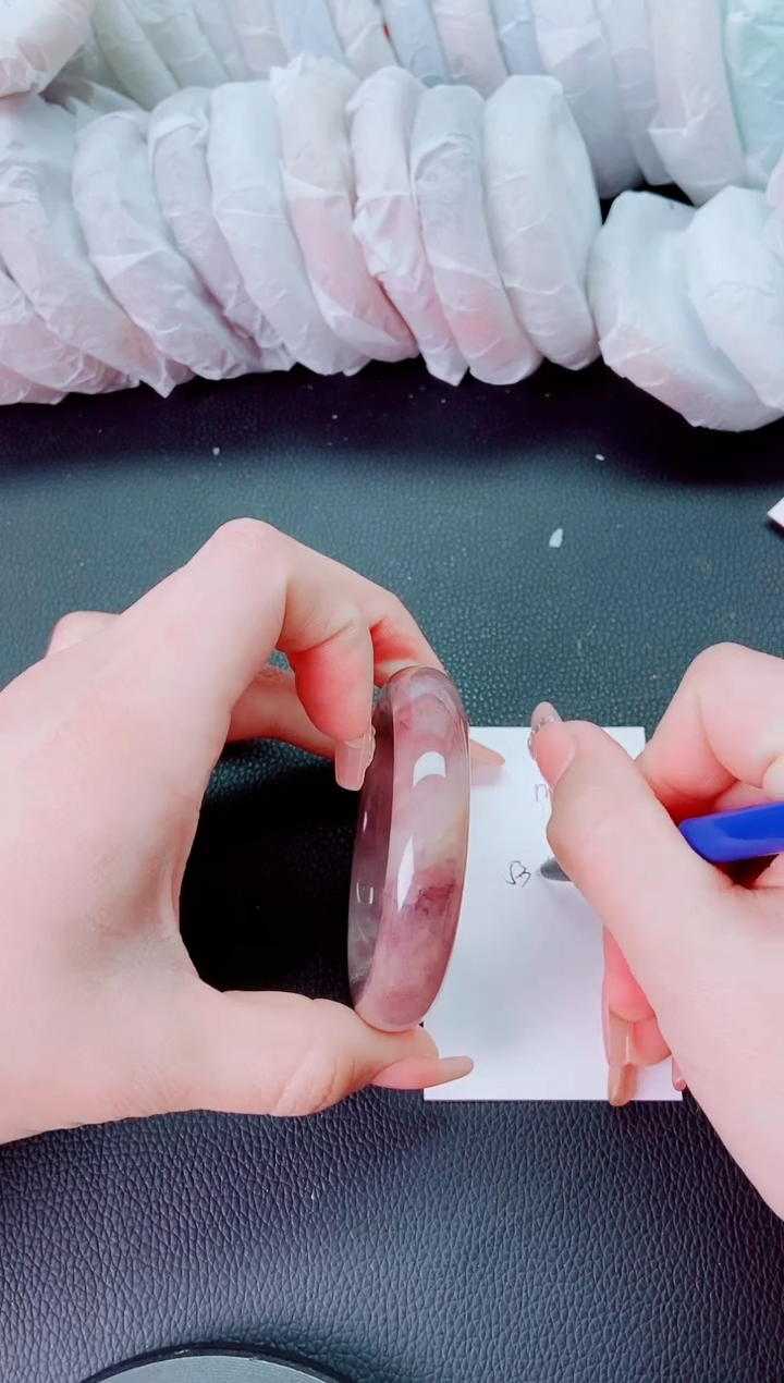 【闪购商品】石英质玉手镯未镶嵌M99-53-54
