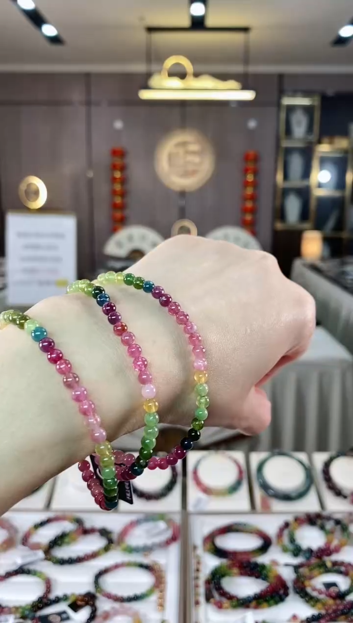 【闪购商品】碧玺三圈手串未镶嵌（多样性发一条）hon