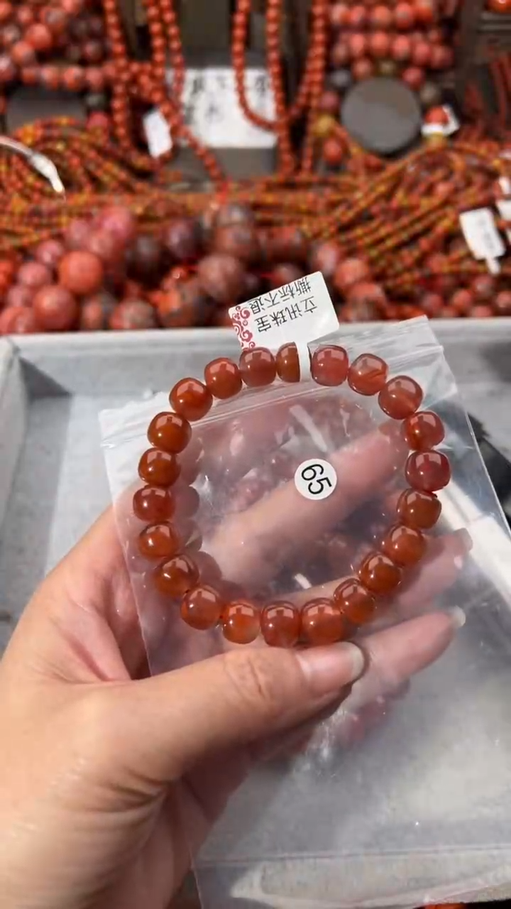 南红玛瑙未镶嵌手串10+