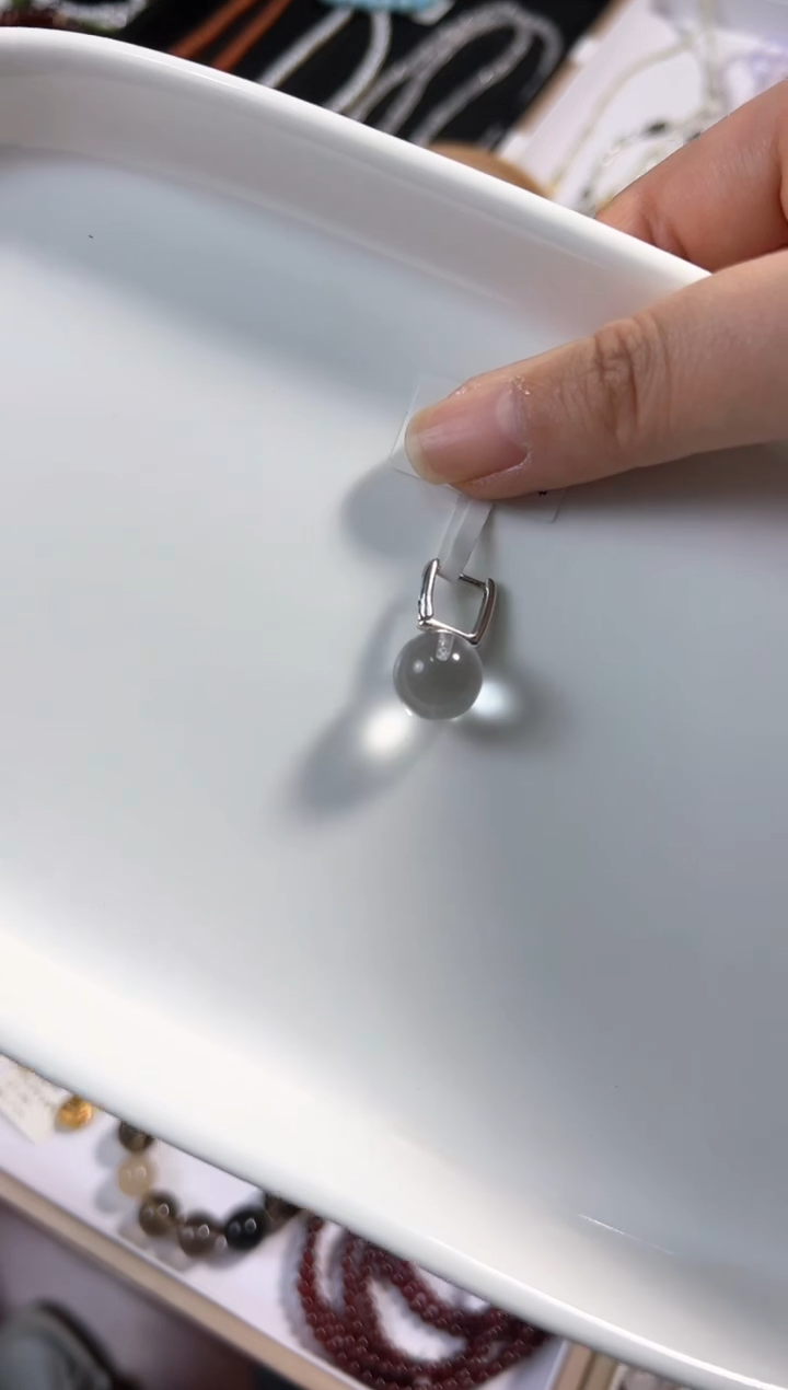 【闪购商品】水晶耳饰未镶嵌多样性发货颜色微差