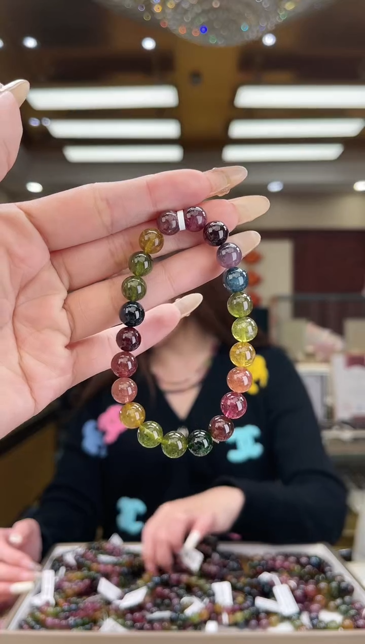 【闪购商品】碧玺/未镶嵌8mm+碧玺单圈多样性发货56