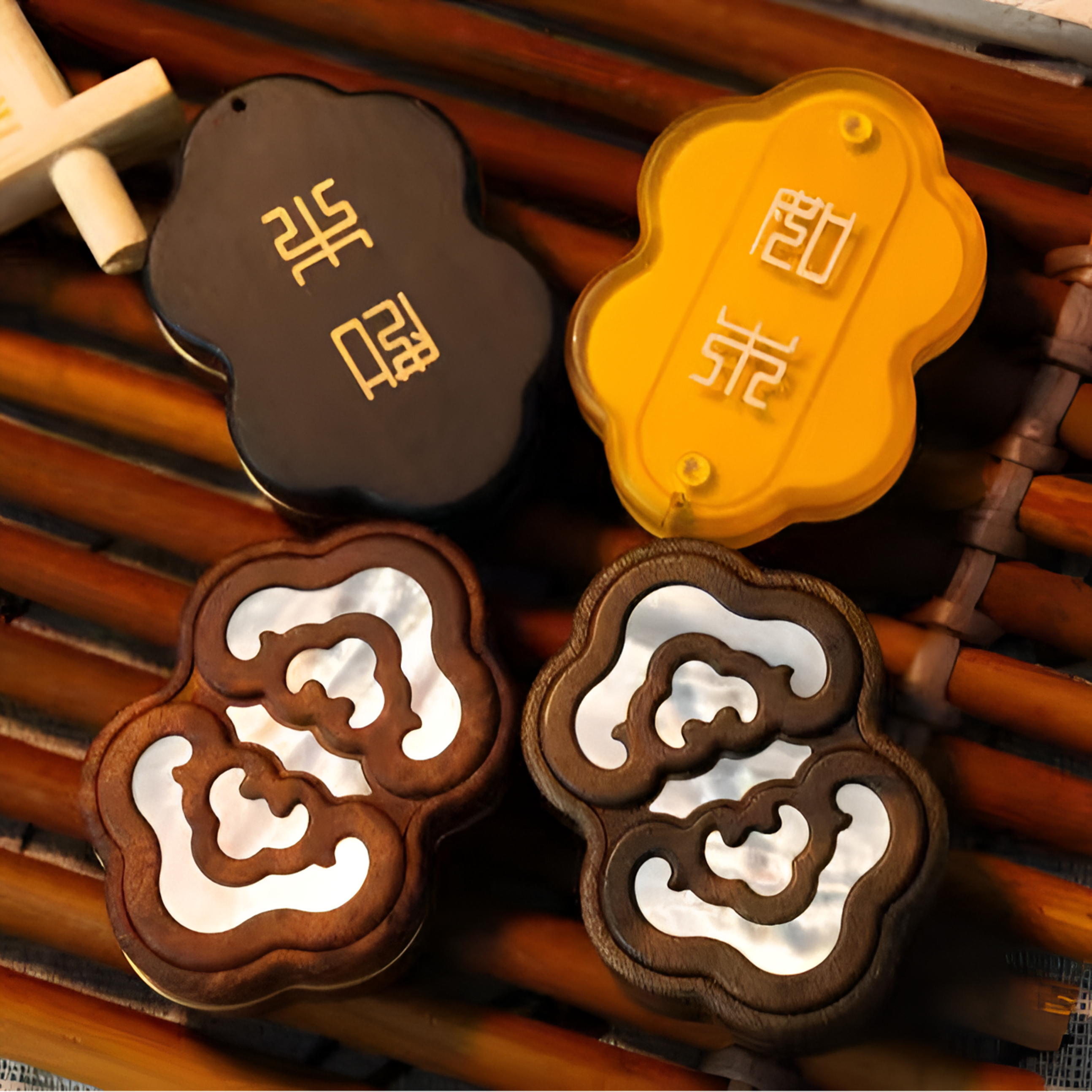 【梵人物】RUMU如木雲玺国风木材机械推牌成人解压玩具EDC减压