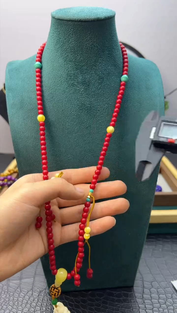 【闪购商品】玛瑙/玉髓颈饰14K金镶嵌X174         