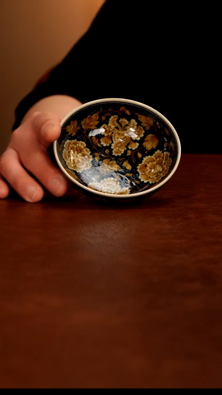 摆件陶景德镇瓷器，青花瓷手绘茶具~