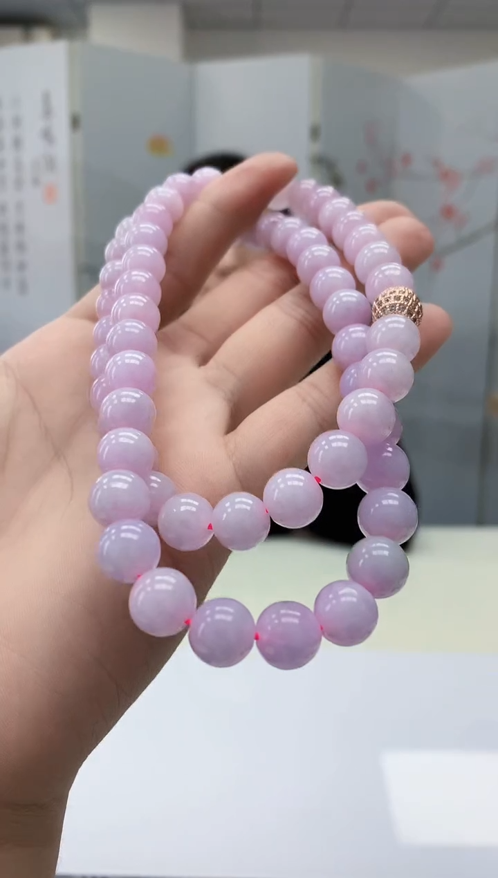 【闪购商品】定制翡翠未镶嵌4852bb-毛货珠链43