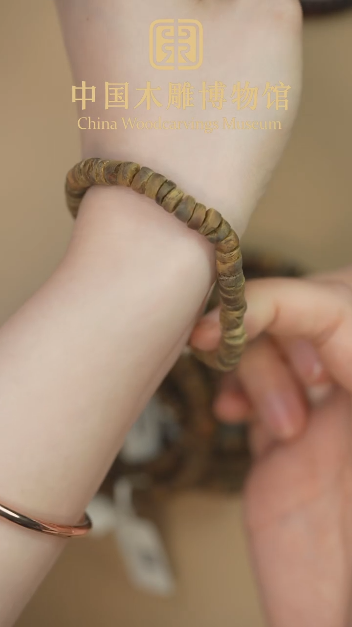 【闪购商品】沉香手串绿棋药片全沉水单圈5克