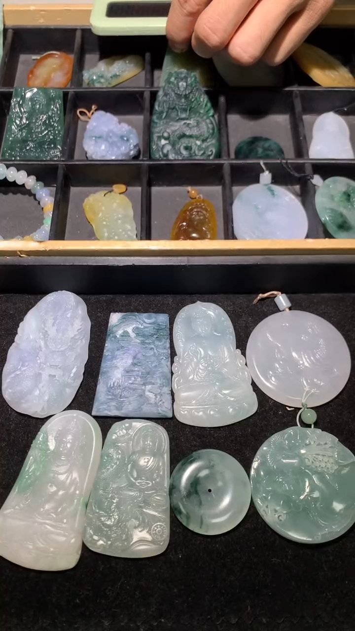 未镶嵌定制翡翠悲****~-毛货不退不换-