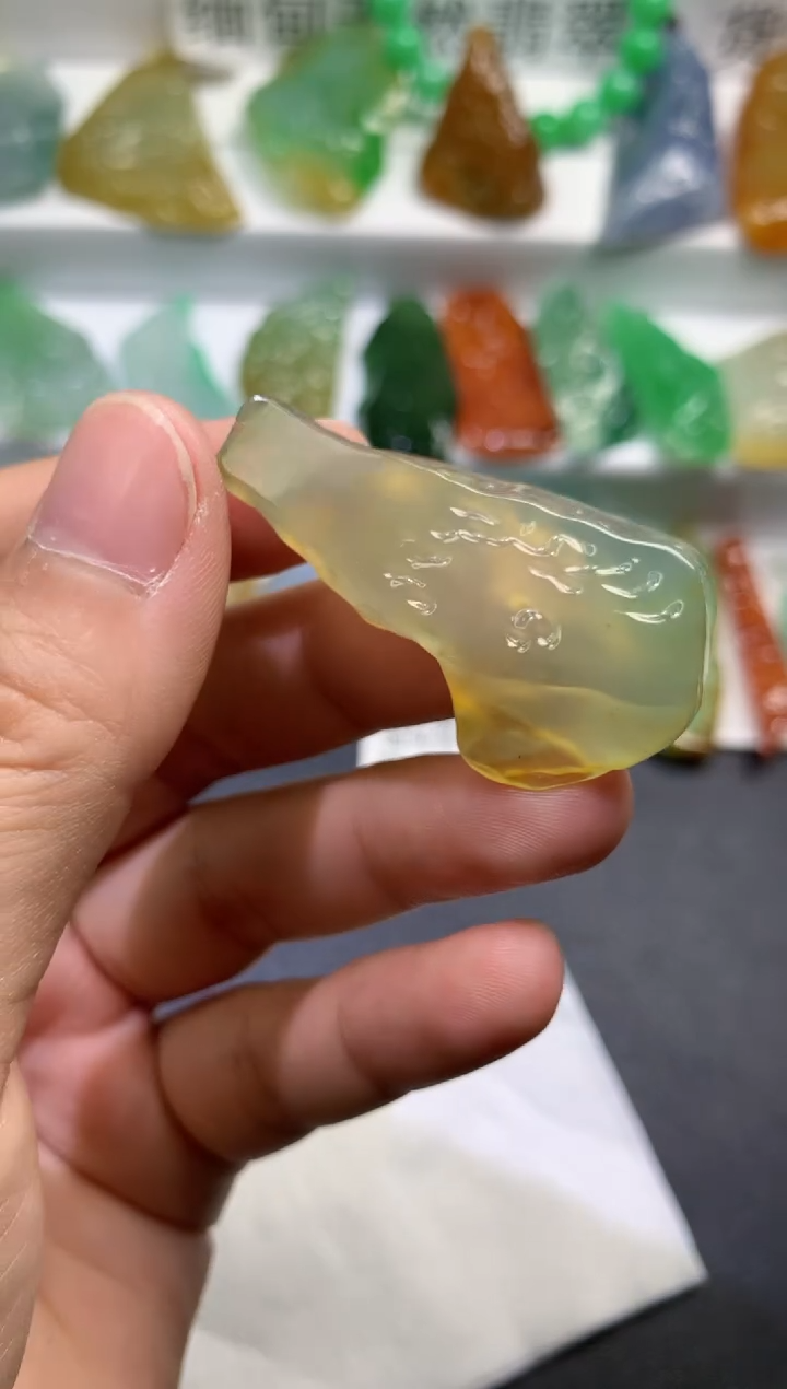 颈饰未镶嵌翡翠457