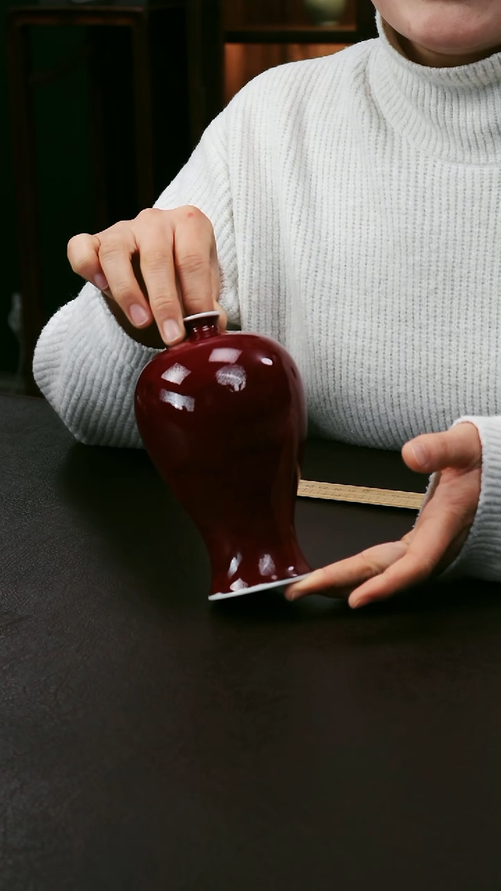 【闪购商品】其他钧红纯红小梅瓶68