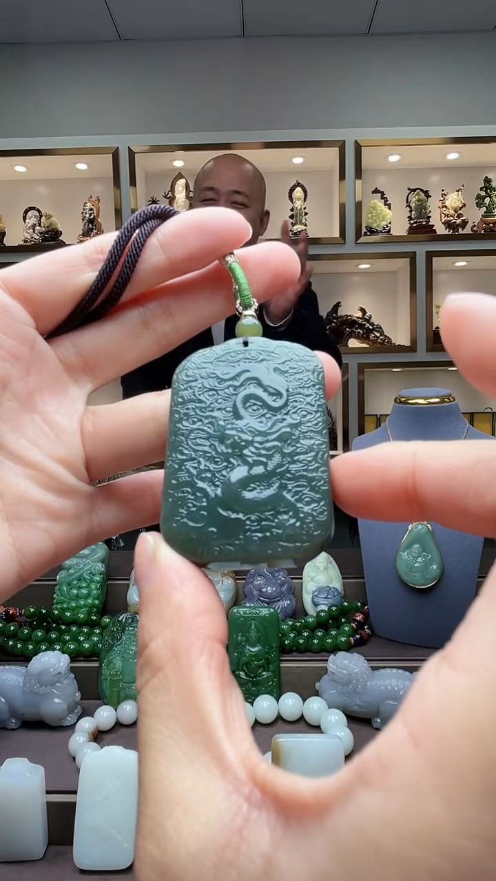 【闪购商品】和田玉颈饰未镶嵌双面苏