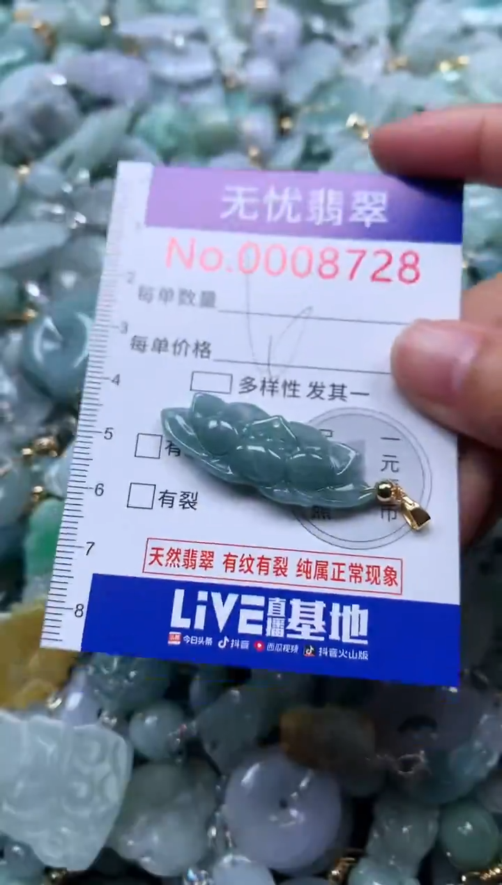 颈饰未镶嵌翡翠8728