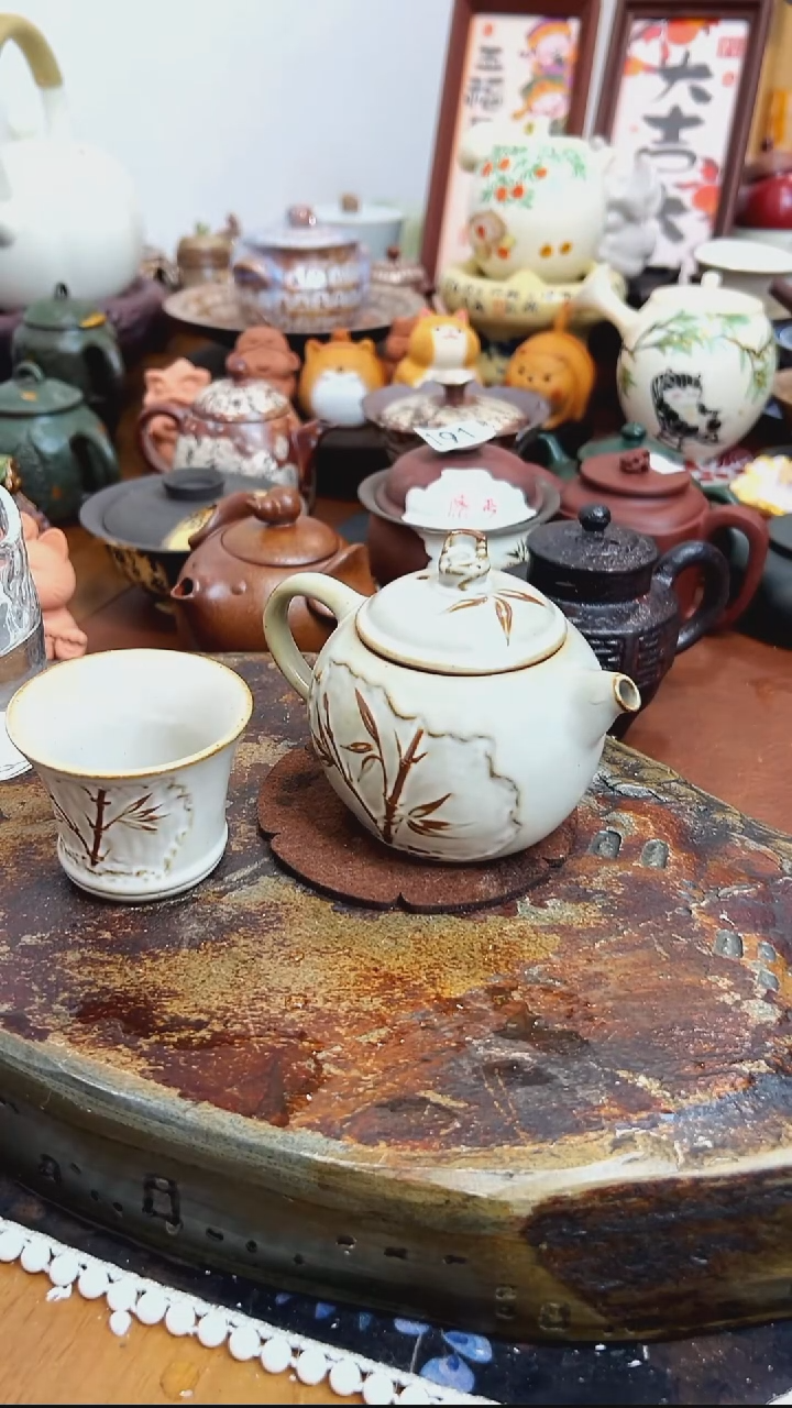 【茶瓷物语】志野烧茶壶