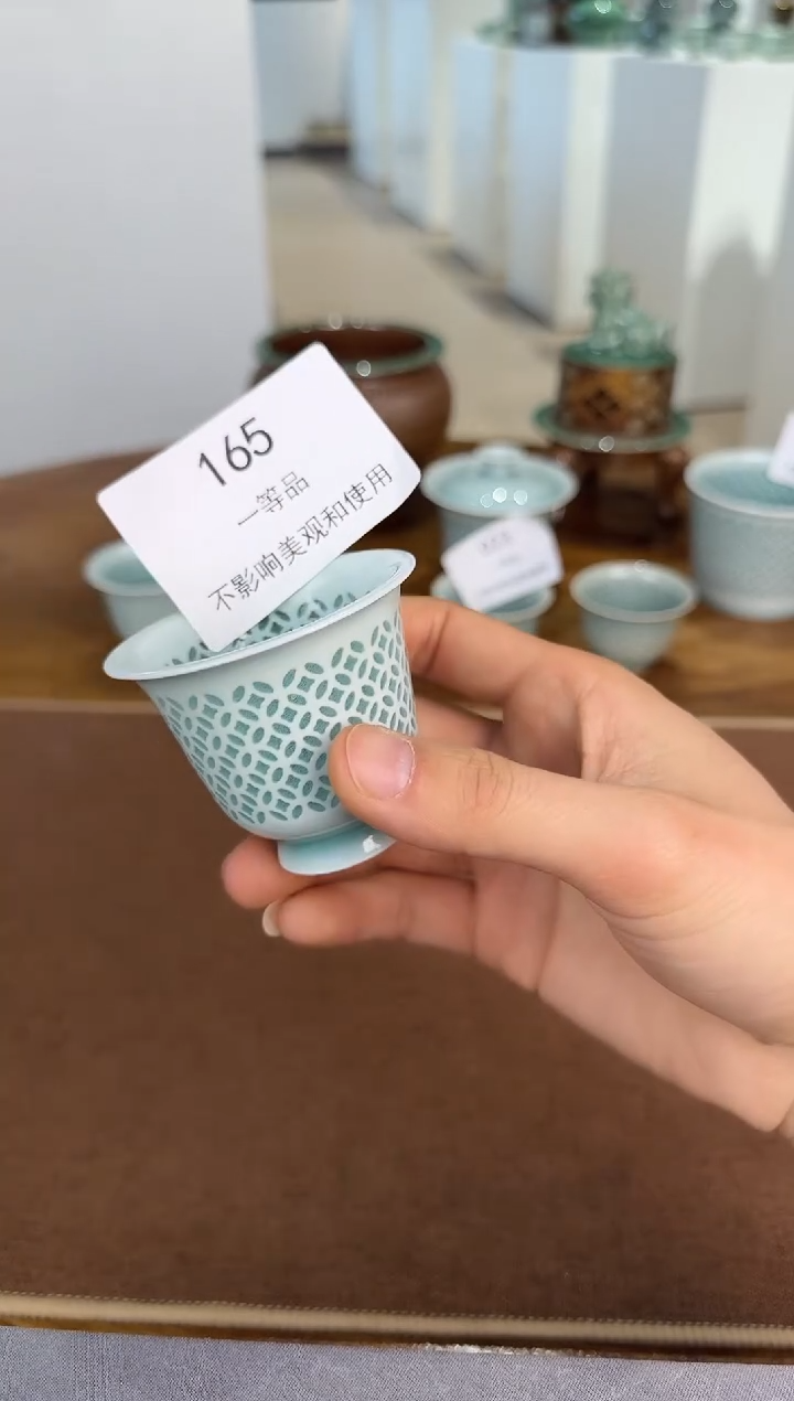 青瓷手工茶器包邮不带礼盒