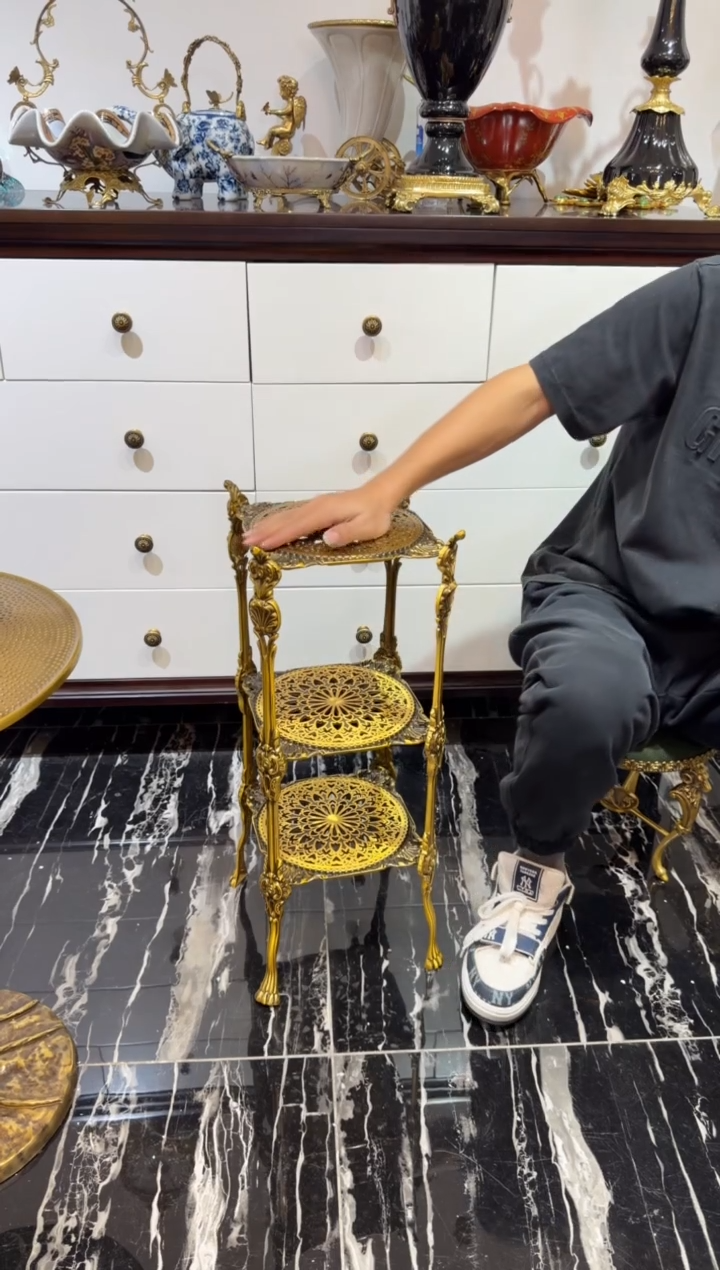 黄铜黛姿家居装饰品摆件  