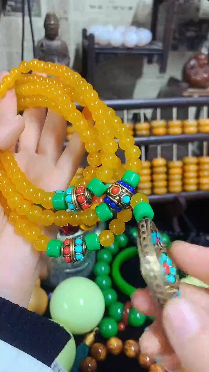 【闪购商品】和田玉（黄玉）颈饰未镶嵌主播推荐主播推荐