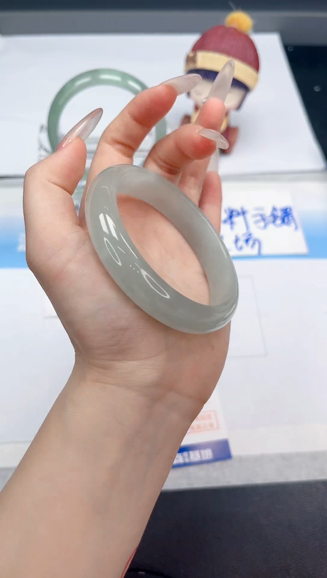 无非金属缅料手镯12-56.2