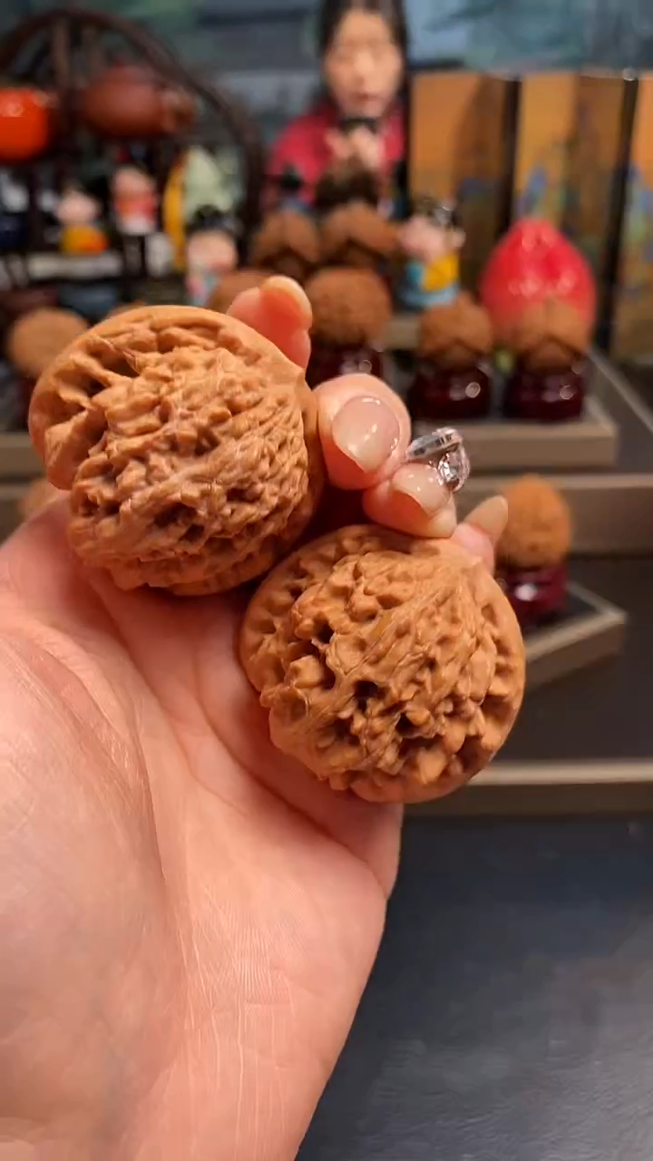 【闪购商品】文玩核桃把件F342霞云岭42