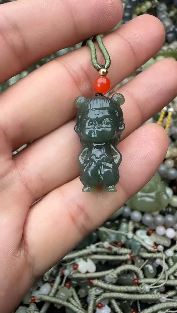 颈饰未镶嵌和田玉拍一发一