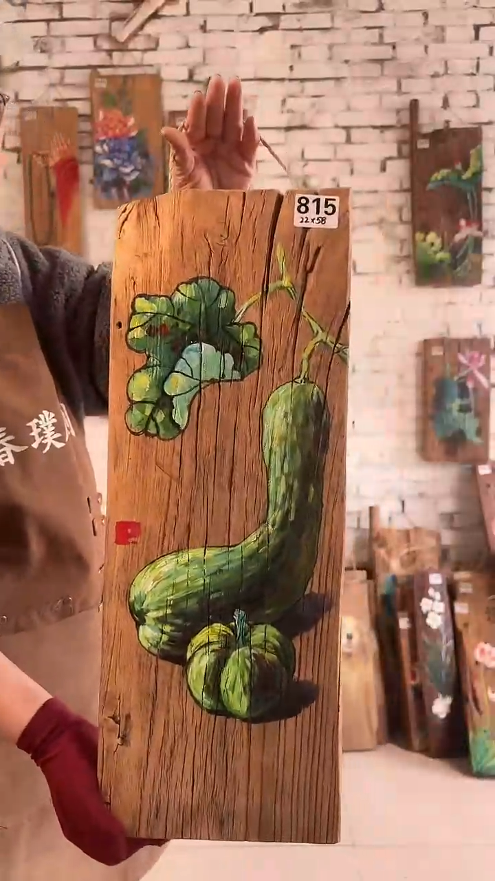 【闪购商品】桃核吊坠815号门板画