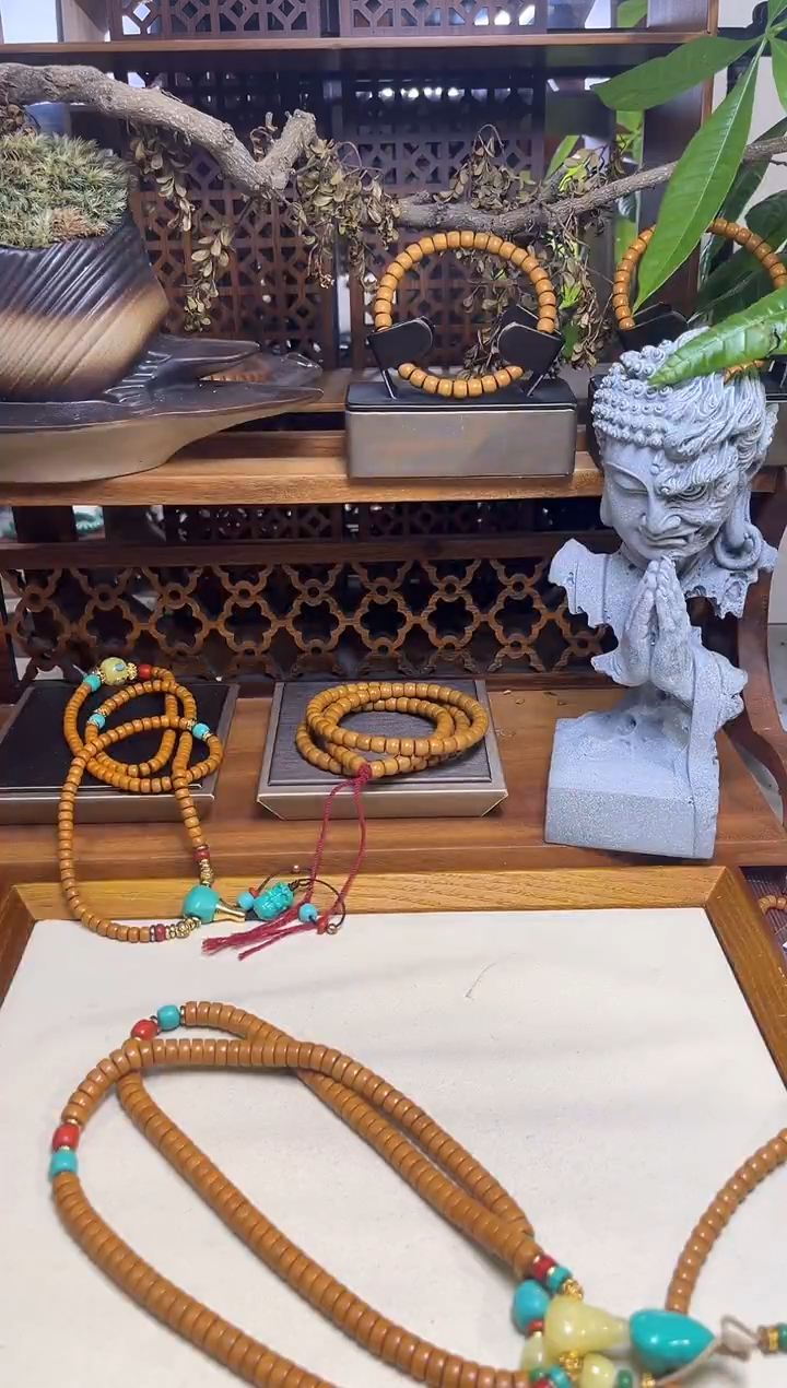 橄榄核手串/手链8.0清水核尖满配